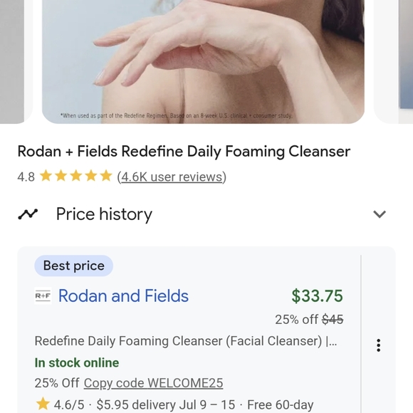 New! Rodan + Fields Redefine Daily Clay Cleanser - Picture 4 of 11